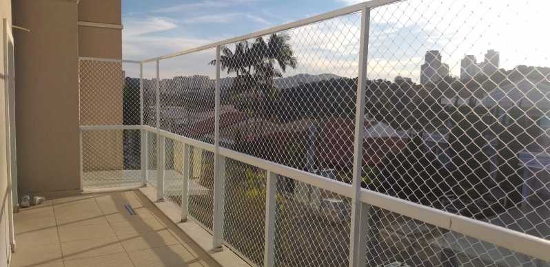 Rede para Proteção de Sacada Instalação Santa Cecilia - Rede para Proteção de Apartamento
